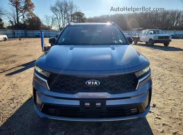 5XYRHDLF8MG032394 2021 KIA SORENTO Gray წინა ხედი