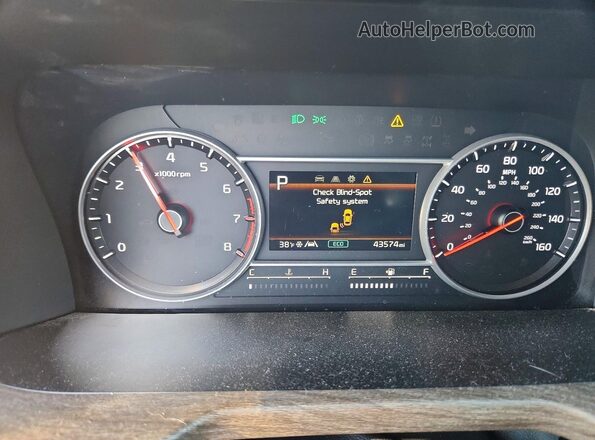 5XYRHDLF8MG032394 2021 KIA SORENTO Gray ხელსაწყოთა პანელის ხედი