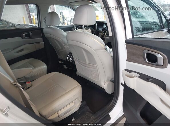 5XYRHDLF9MG014583 2021 KIA SORENTO White VIN sticker view