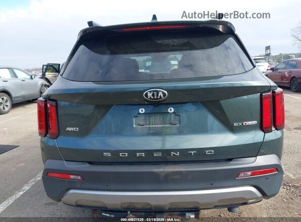 5XYRHDLF9MG069390 2021 KIA SORENTO Зеленый 