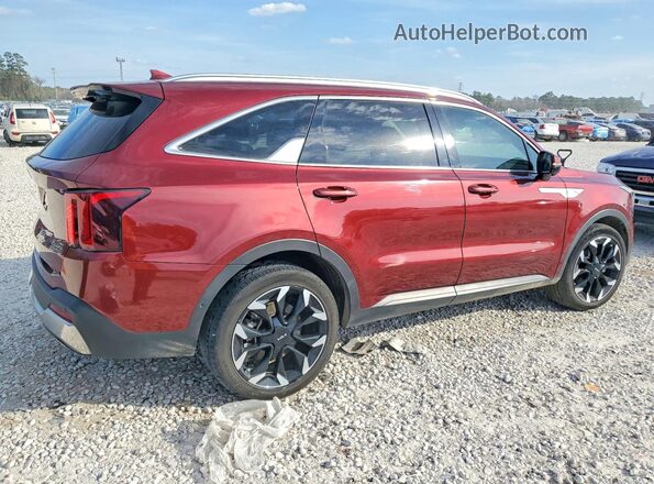 5XYRK4JF8RG255739 2024 KIA SORENTO Maroon Trasero derecho