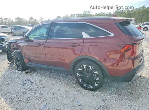 5XYRK4JF8RG255739 2024 KIA SORENTO Maroon Trasero izquierdo