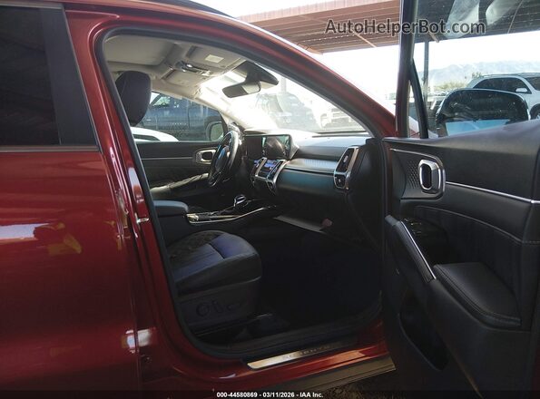5XYRK4LF2MG047099 2021 KIA SORENTO Red წინა სალონის ხედი