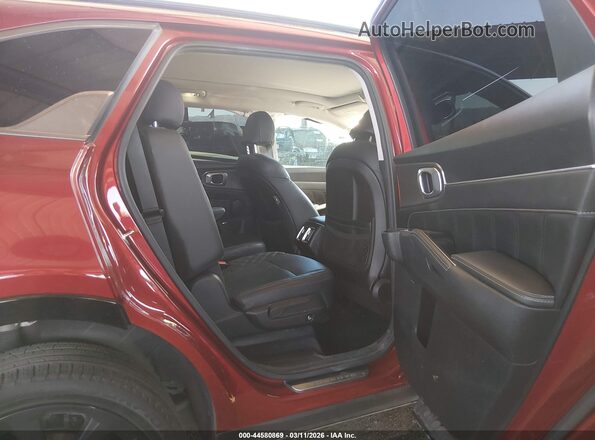 5XYRK4LF2MG047099 2021 KIA SORENTO Red VIN კოდის სტიკერის ხედი