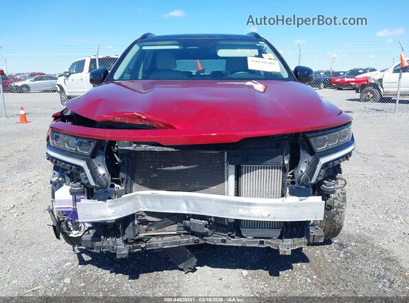5XYRK4LF6MG032380 2021 KIA SORENTO Red Instrument cluster view