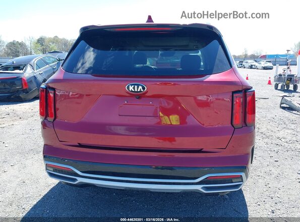 5XYRK4LF6MG032380 2021 KIA SORENTO Red 