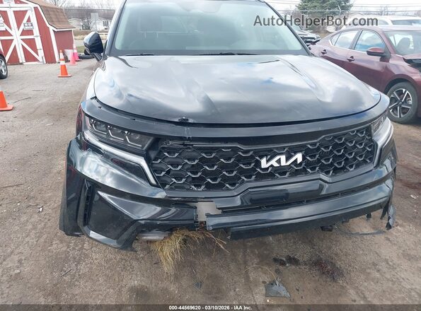 5XYRK4LF7NG086448 2022 KIA SORENTO Black Widok z przodu