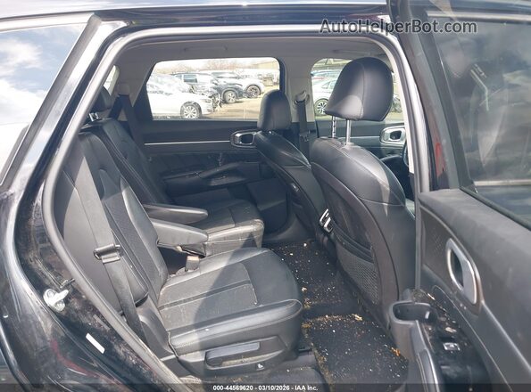 5XYRK4LF7NG086448 2022 KIA SORENTO Black Widok naklejki z numerem VIN