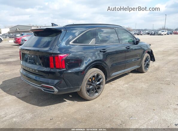 5XYRK4LF7NG086448 2022 KIA SORENTO Black Tył prawy