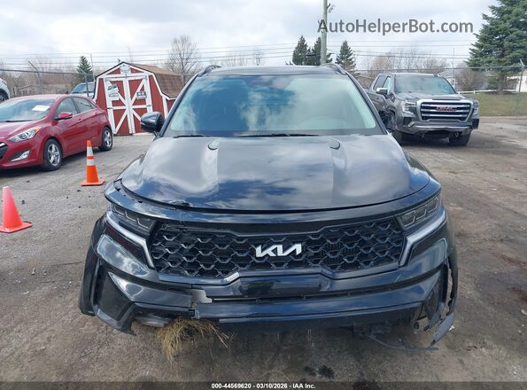 5XYRK4LF7NG086448 2022 KIA SORENTO Black Widok zestawu wskaźników