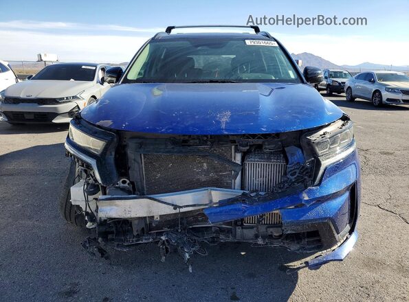 5XYRK4LFXNG074908 2022 KIA SORENTO Blue Vista frontal