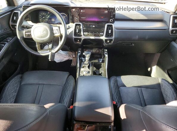5XYRK4LFXNG074908 2022 KIA SORENTO Blue Vista del salpicadero