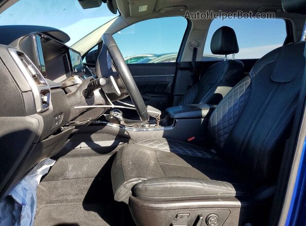 5XYRK4LFXNG074908 2022 KIA SORENTO Blue Vista interior delantera
