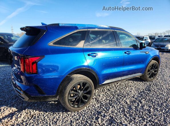 5XYRKDLF0MG024226 2021 KIA SORENTO Blue 