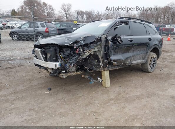 5XYRKDLF1NG117497 2022 KIA SORENTO Black Front left