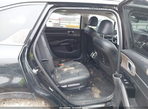 5XYRKDLF1NG117497 2022 KIA SORENTO Black VIN sticker view