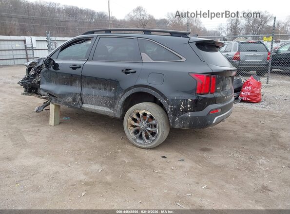 5XYRKDLF1NG117497 2022 KIA SORENTO Black Rear left