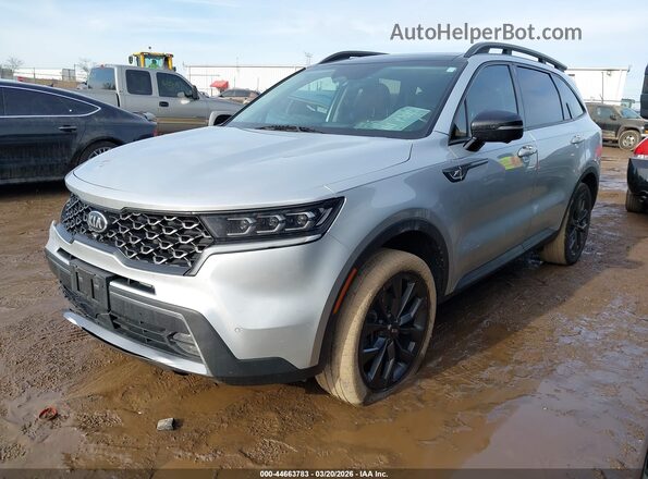 5XYRKDLF3MG040663 2021 KIA SORENTO Silver 