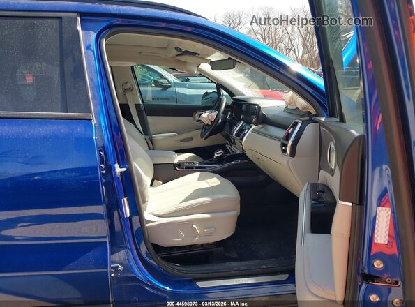 5XYRKDLF5MG056850 2021 KIA SORENTO Blue Widok wnętrza z przodu
