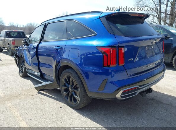 5XYRKDLF5MG056850 2021 KIA SORENTO Blue Tył lewy