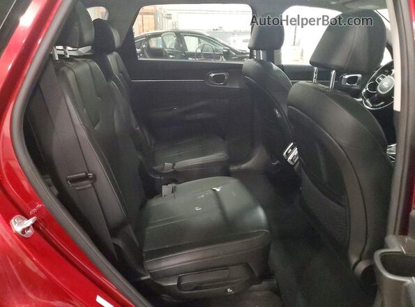 5XYRKDLF6MG024134 2021 KIA SORENTO Red Rear interior view