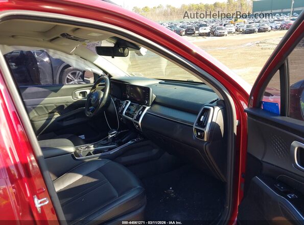 5XYRKDLF7MG047115 2021 KIA SORENTO Red Front interior view