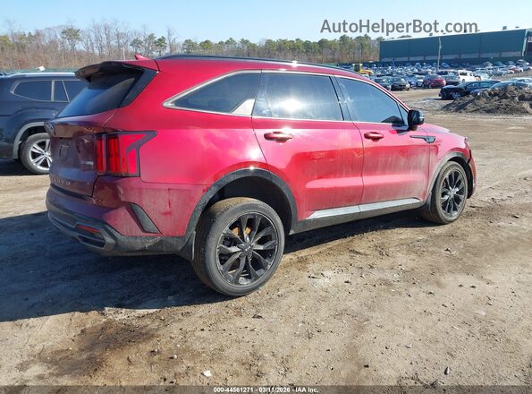 5XYRKDLF7MG047115 2021 KIA SORENTO Red Rear right