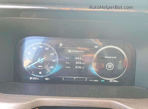 5XYRKDLF7PG197911 2023 KIA SORENTO Charcoal Instrument cluster view