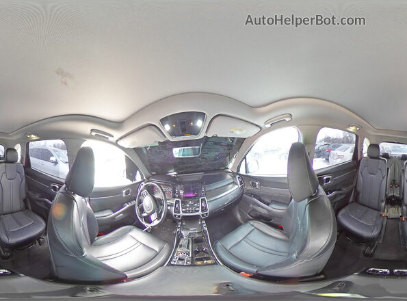5XYRKDLF8MG028329 2021 KIA SORENTO Серый Панорамный вид салона 360°