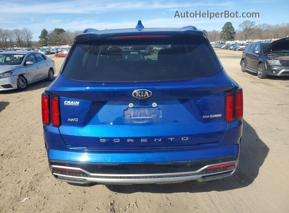 5XYRKDLFXMG029322 2021 KIA SORENTO Blue 