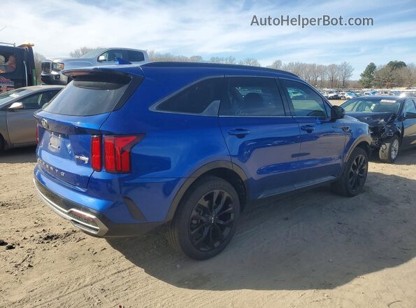 5XYRKDLFXMG029322 2021 KIA SORENTO Blue 