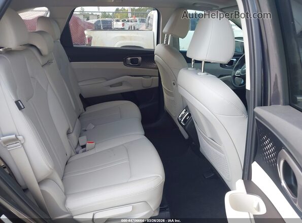 5XYRL4JC4SG377426 2025 KIA SORENTO Black Widok naklejki z numerem VIN
