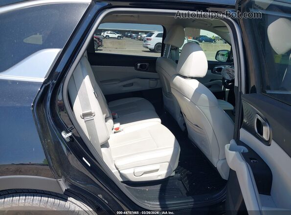 5XYRL4JC7RG256061 2024 KIA SORENTO Black Widok naklejki z numerem VIN