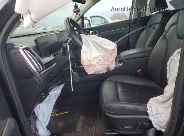 5XYRL4JC8RG293667 2024 KIA SORENTO Gray წინა სალონის ხედი