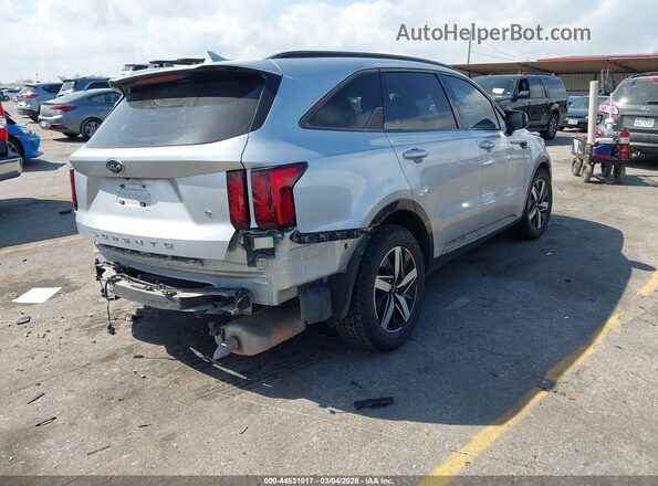 5XYRL4LC0MG010345 2021 KIA SORENTO Silver Tył prawy
