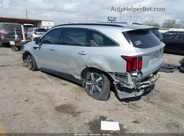 5XYRL4LC0MG010345 2021 KIA SORENTO Silver Tył lewy