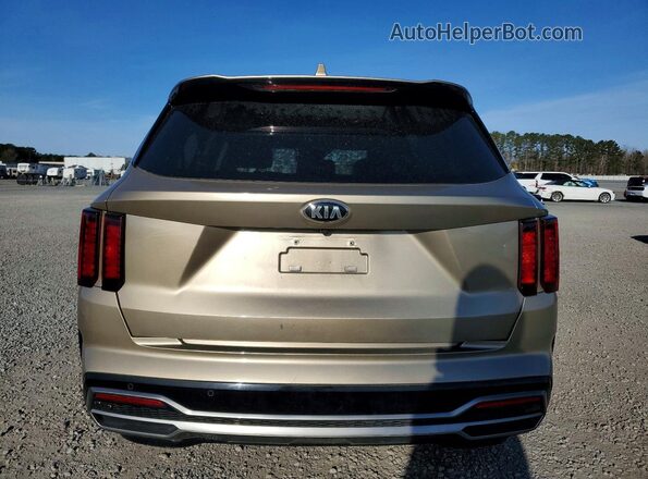 5XYRL4LC0MG065779 2021 KIA SORENTO Бежевый Вид сзади