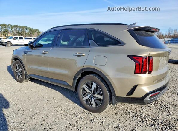 5XYRL4LC0MG065779 2021 KIA SORENTO Бежевый Задняя левая четверть