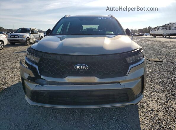 5XYRL4LC0MG065779 2021 KIA SORENTO Бежевый Вид спереди