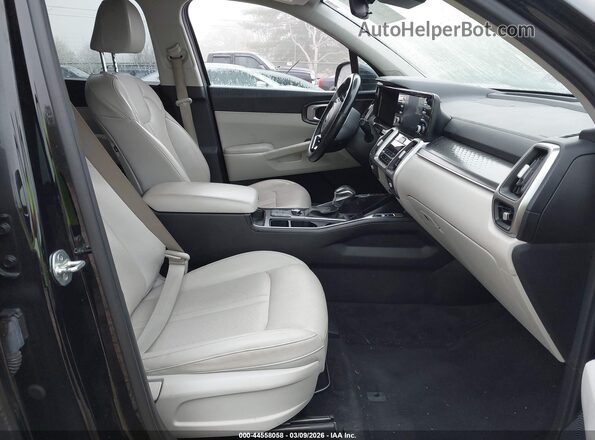 5XYRL4LC2MG002442 2021 KIA SORENTO Black Widok wnętrza z przodu