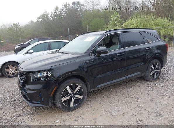 5XYRL4LC2MG002442 2021 KIA SORENTO Black Przód lewy