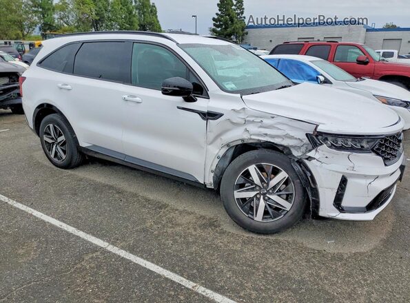 5XYRL4LC3MG073035 2021 KIA SORENTO White Przód prawy