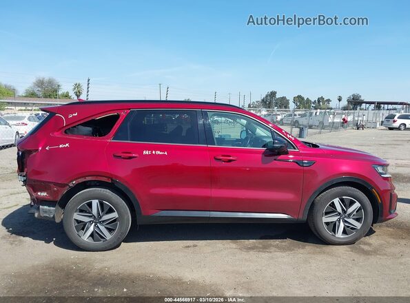 5XYRL4LC4MG062397 2021 KIA SORENTO Red Widok wnętrza 360 stopni