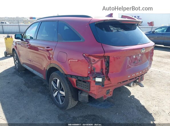 5XYRL4LC4MG062397 2021 KIA SORENTO Red Tył lewy