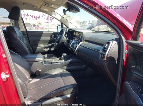 5XYRL4LC4MG062397 2021 KIA SORENTO Red Widok wnętrza z przodu