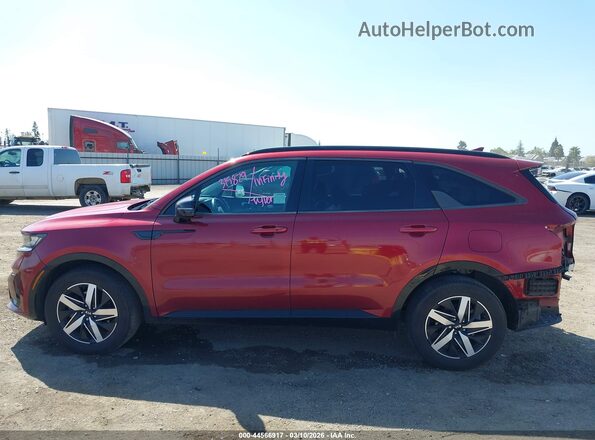5XYRL4LC4MG062397 2021 KIA SORENTO Red 