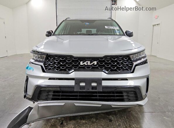 5XYRL4LC5NG148562 2022 KIA SORENTO Silver Вид спереду