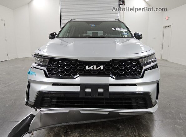 5XYRL4LC5NG148562 2022 KIA SORENTO Silver Панорамний вид салону 360°
