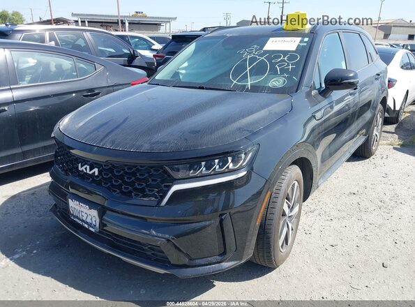 5XYRL4LC9NG162397 2022 KIA SORENTO Black Vista tres cuartos delantera izquierda