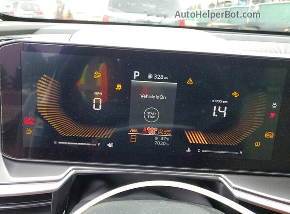 5XYRLDJC1TG429080 2026 KIA SORENTO White Instrument cluster view
